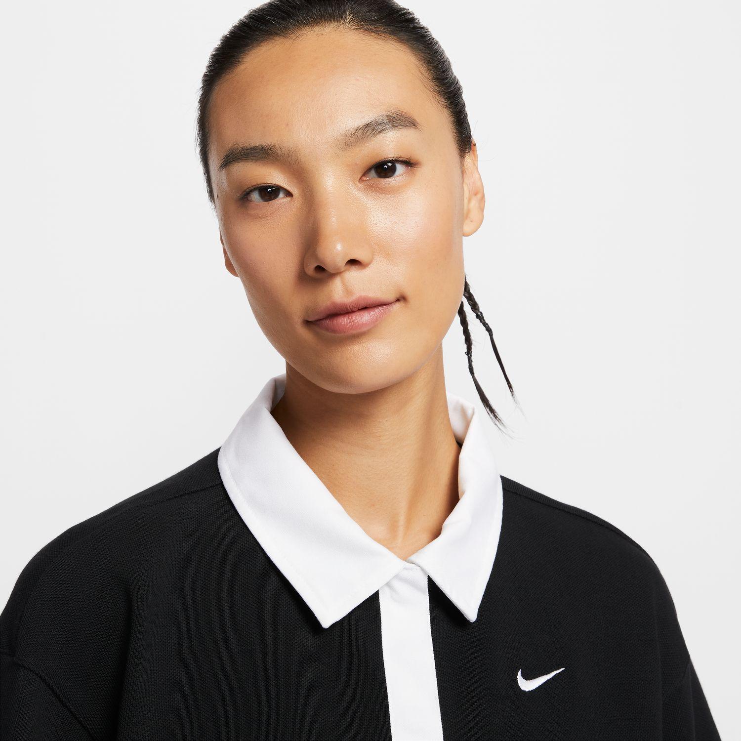 ナイキ NIKE レディース ウィメンズ NSW ストリート S/S ポロ IB2154 （ブラック） ナイキ NIKE レディース ウィメンズ NSW ストリート S/S ポロ