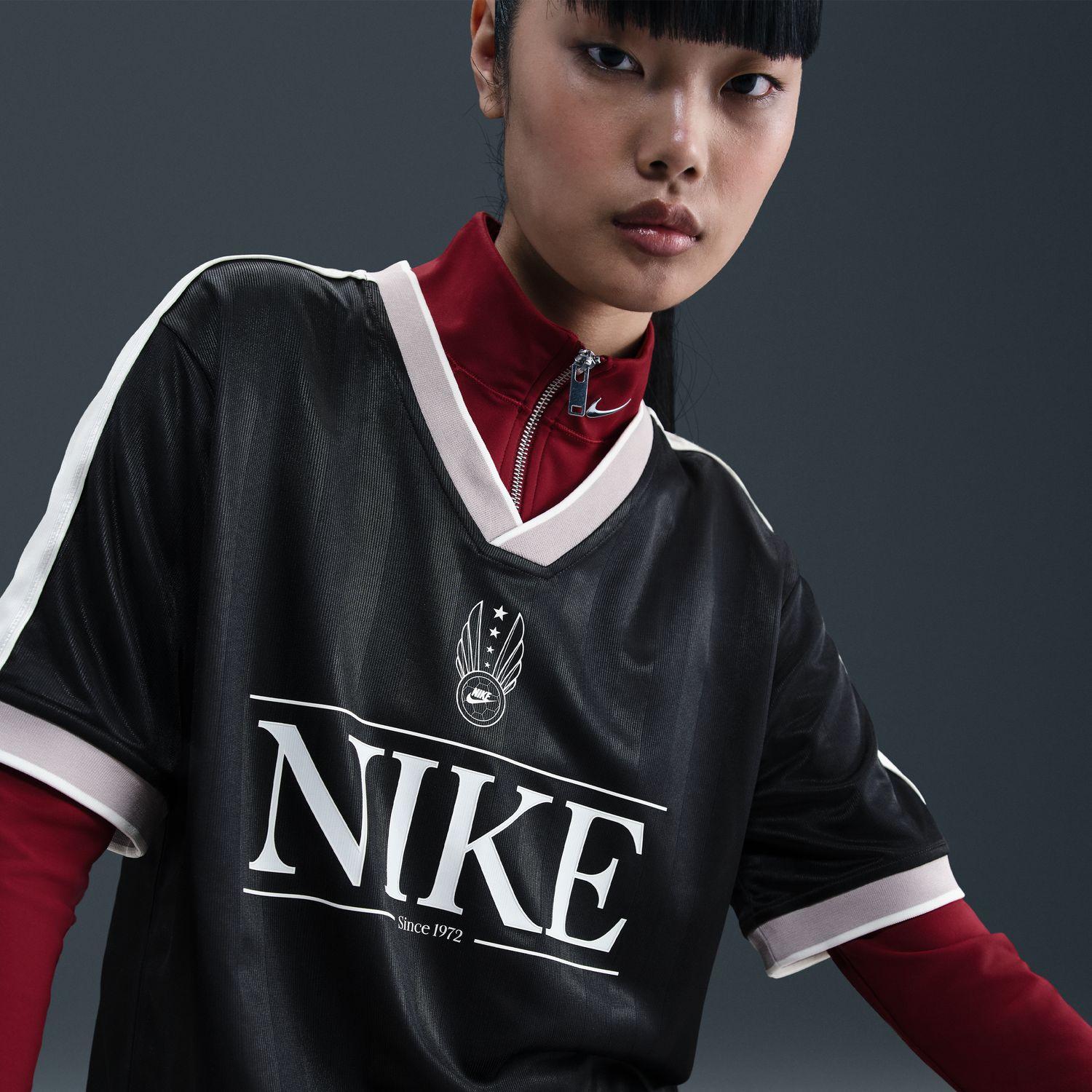 ナイキ NIKE レディース 半袖Tシャツ ナイキ ウィメンズ NSW V NECK JERSEY IH8505010 （BLACK/SAIL/COL ナイキ NIKE レディース 半袖Tシャツ ナイキ ウィメンズ NSW V