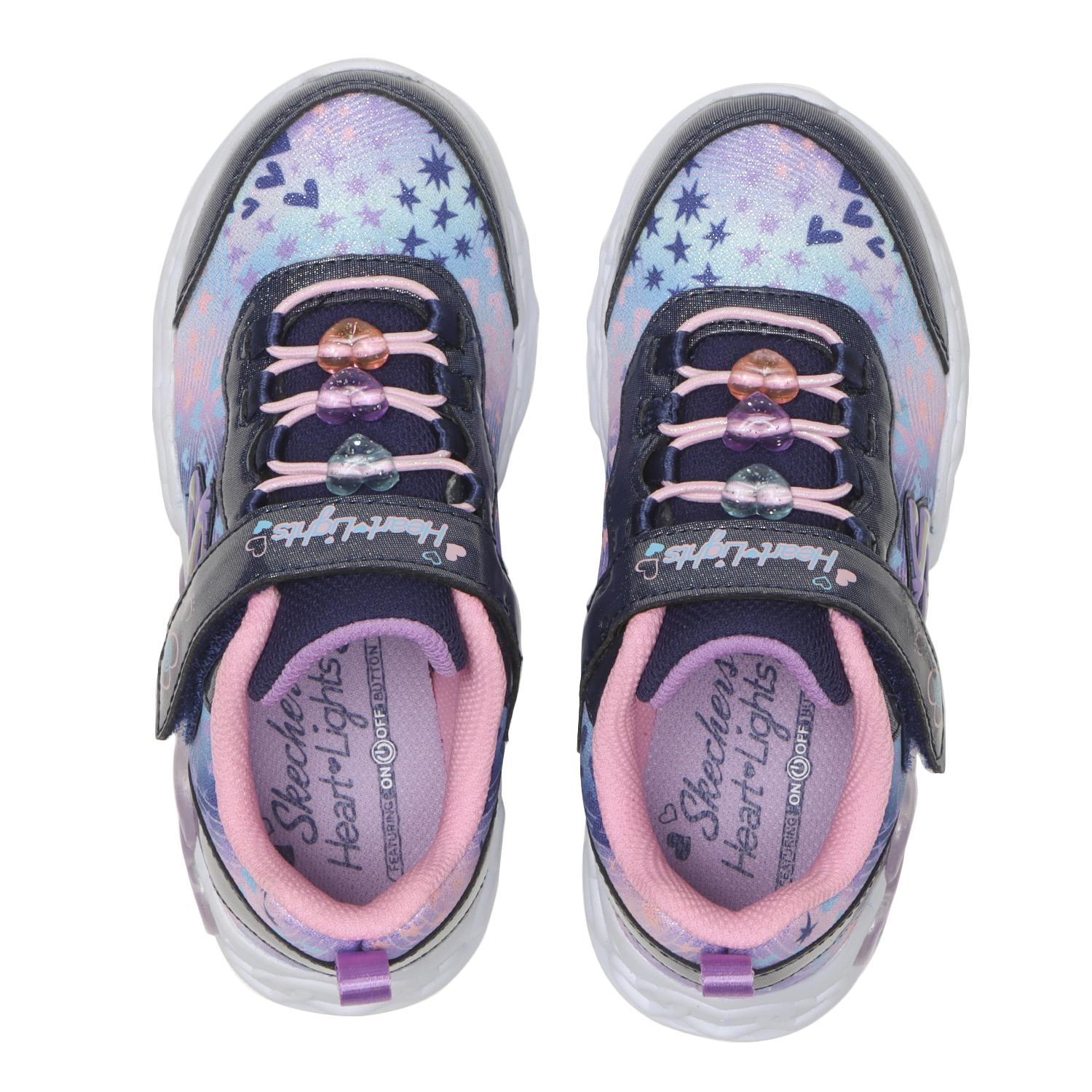 キッズ 【SKECHERS】 スケッチャーズ 17-21 HEART LIGHTS ハート