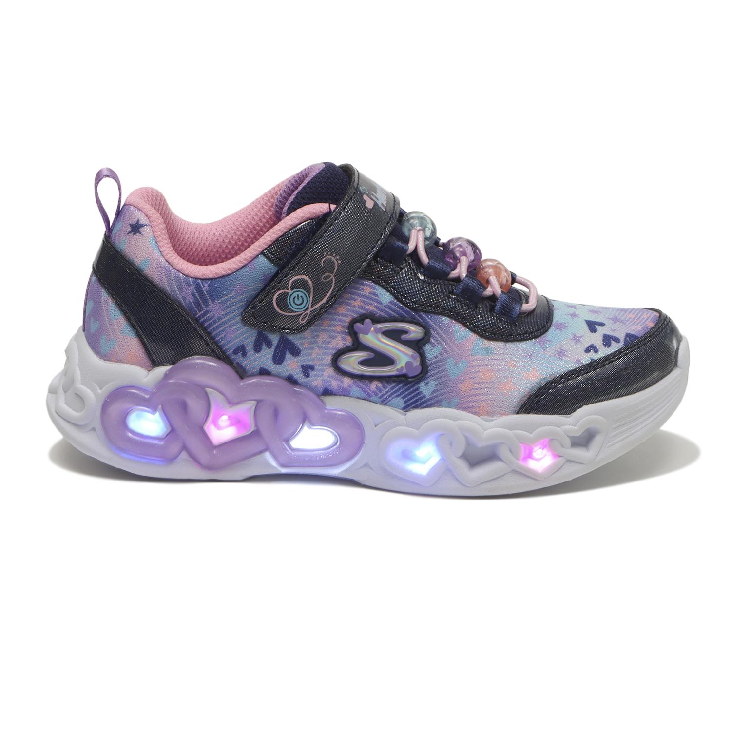 ③プレゼント付き❤️セット販売❤️ キッズ 【SKECHERS】 スケッチャーズ 17-21 HEART LIGHTS ハート