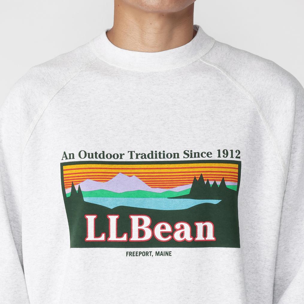 モデル：178㎝ / 着用サイズ：L L.L.Bean L.L.Bean M's Portage Crewneck Sweatshirt画像4