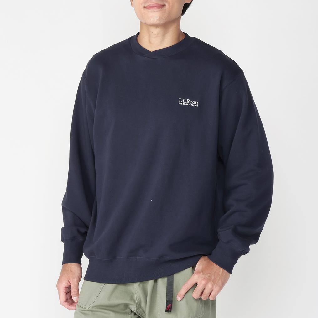 モデル：178㎝ / 着用サイズ：L L.L.Bean L.L.Bean M's Smithfield C/N Sweatshirt画像1