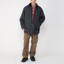 モデル：175cm / 着用サイズ：L L.L.Bean L.L.Bean M's Bean's Field Coat Insulated Indigo画像2