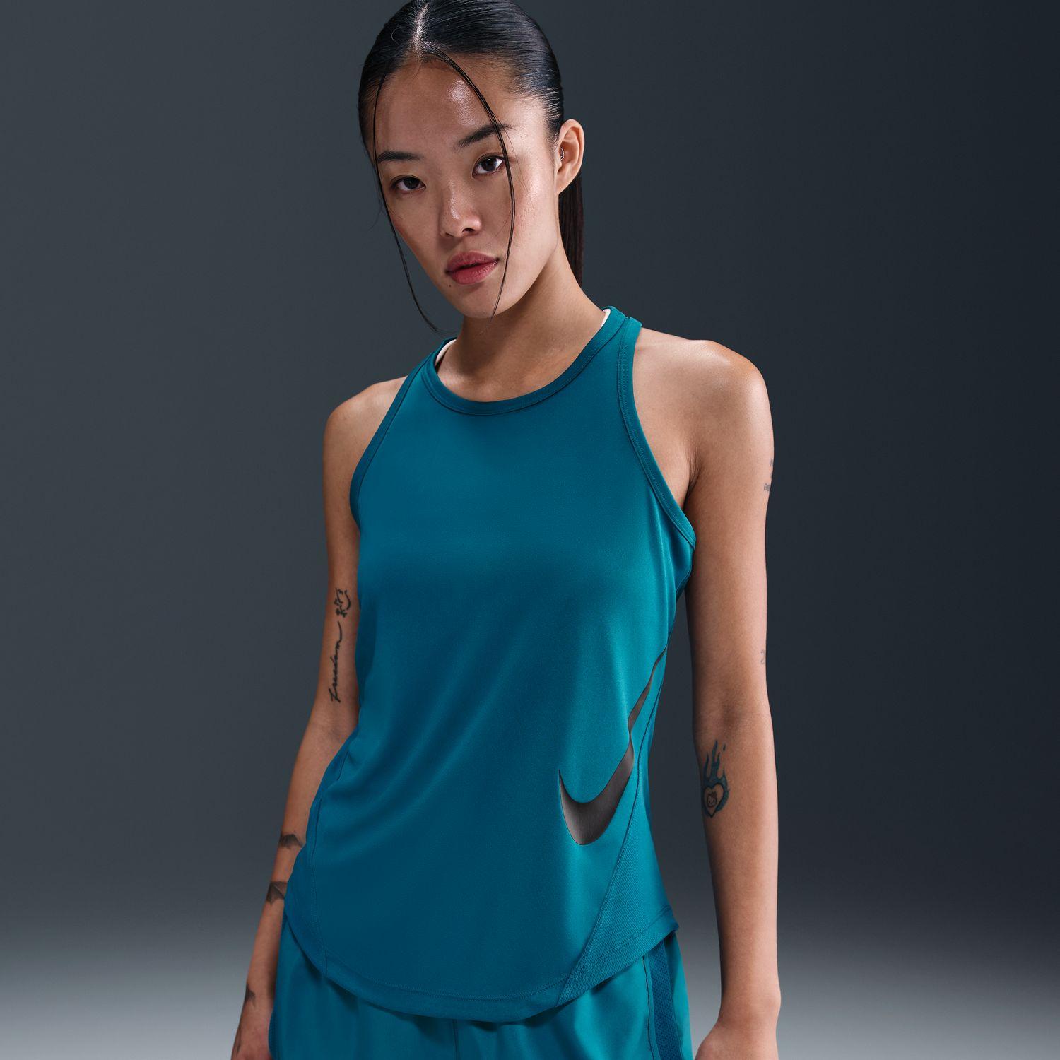 tシャツ W FIT TANK レディース Women's Ribbed T-shirt with airbrush print | Black | Diesel