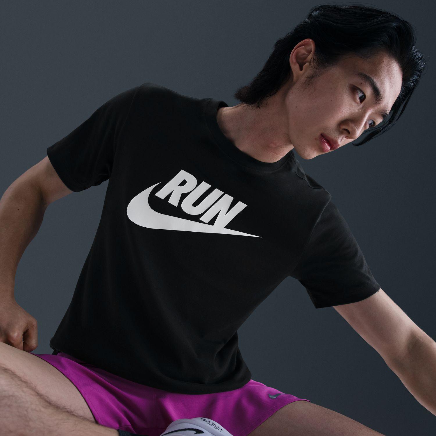 NIKE】 ナイキ M TEE RUN SWOOSH ショートスリーブ IH4239 010BLK