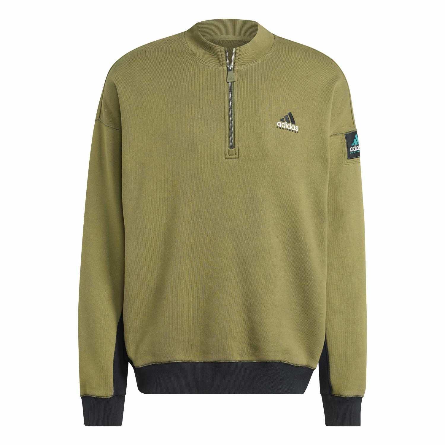  adidas EQUIPMENT BLOCKED HALF-ZIP画像1