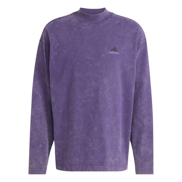 adidas エキップメント グラフィック ロングスリーブTシャツ パープル L