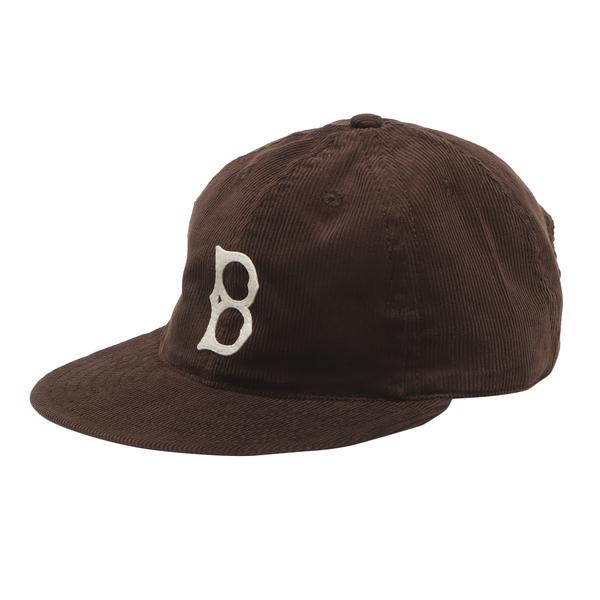 COOPERSTOWN ボルチモアエリートジャイアンツ1943 コーデュロイキャップ ブラウン F