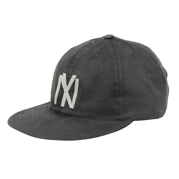 COOPERSTOWN ニューヨークブラックヤンキース1935 コーデュロイキャップ グレー F