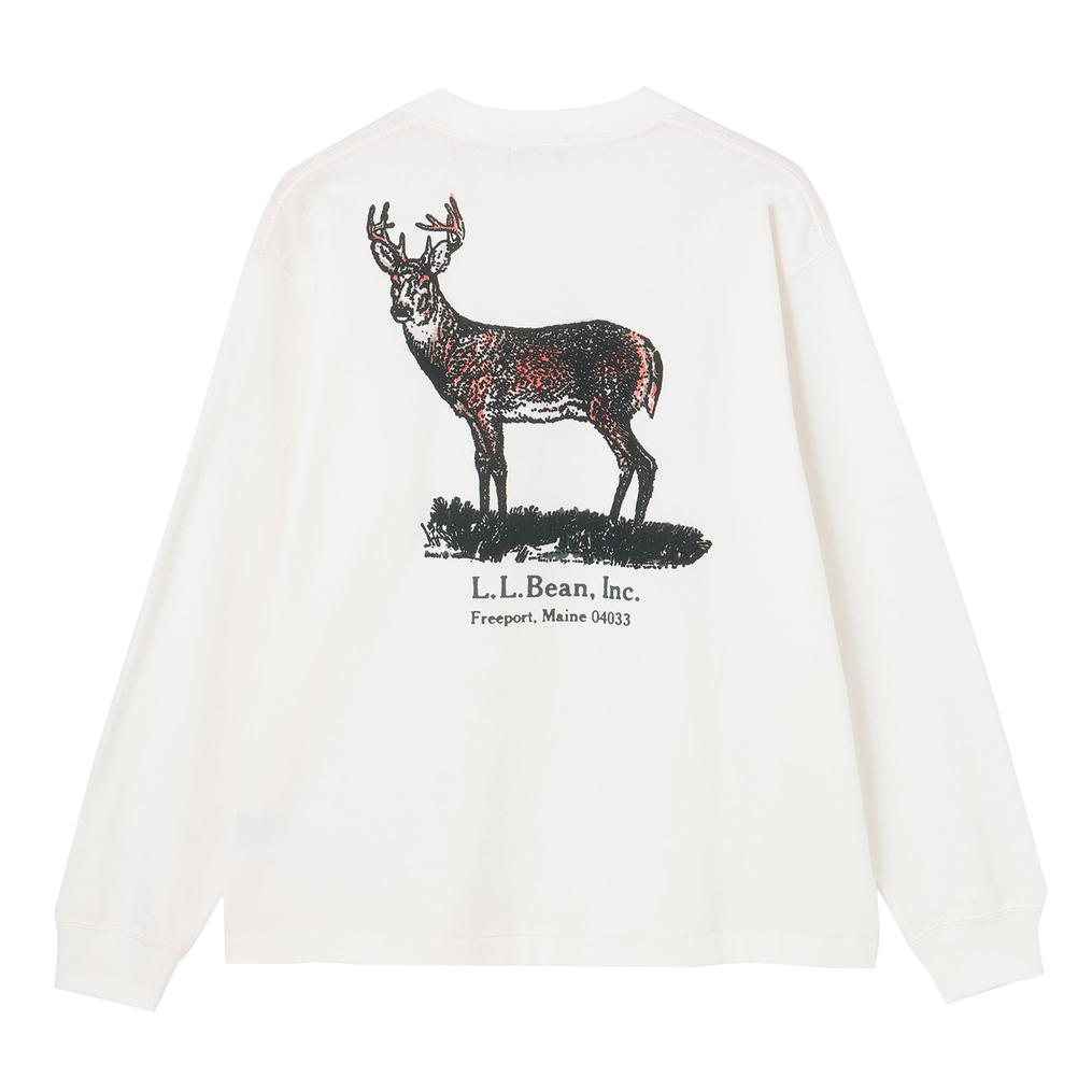  L.L.Beanｳｪｱ L.L.Bean W's Union Animal  L/S Tee画像3