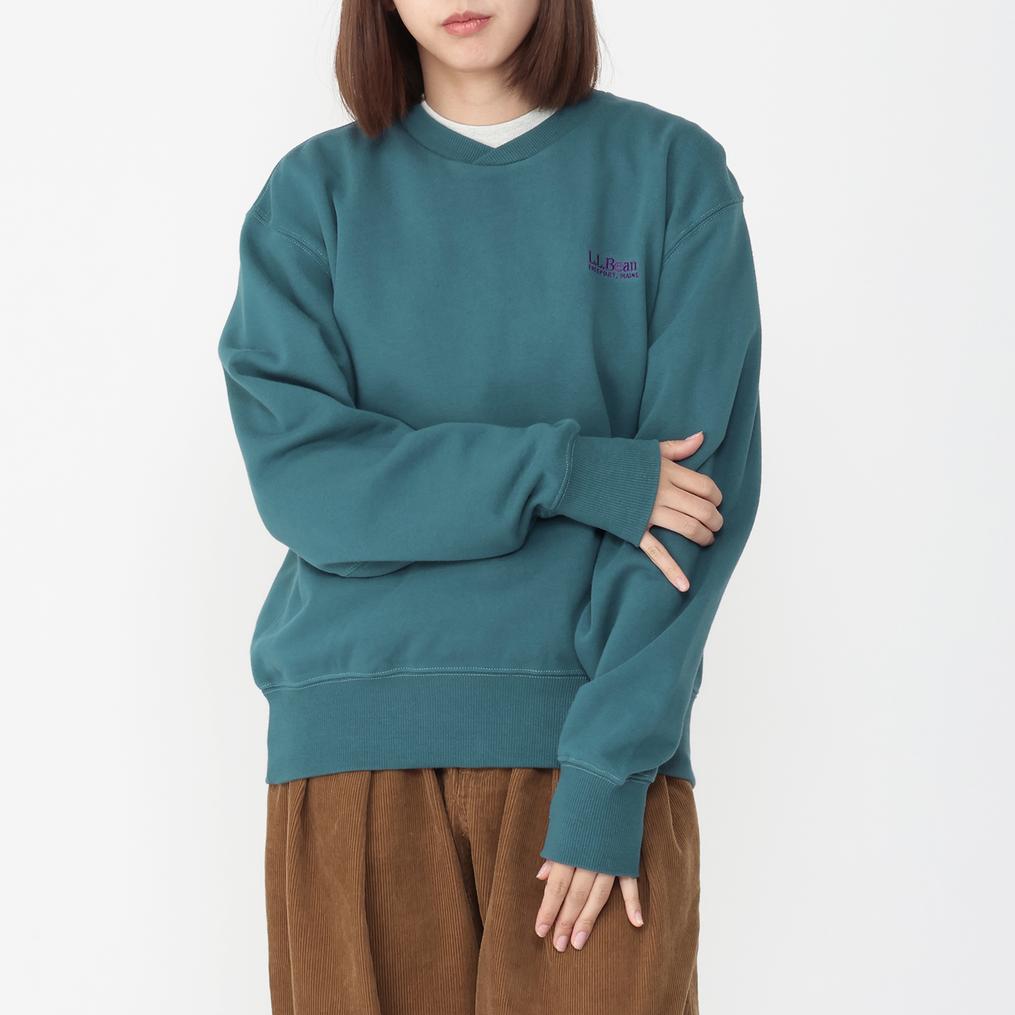 モデル：161cm / 着用サイズ：M L.L.Bean L.L.Bean W's Smithfield Crewneck Sweat画像1