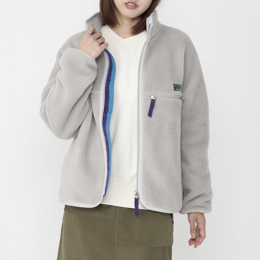 モデル：161cm / 着用サイズ：M L.L.Bean L.L.Bean W's Topsham Boa Fleece Jacket画像1