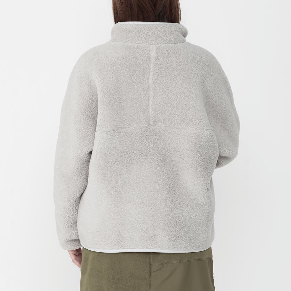 モデル：161cm / 着用サイズ：M L.L.Bean L.L.Bean W's Topsham Boa Fleece Jacket画像3