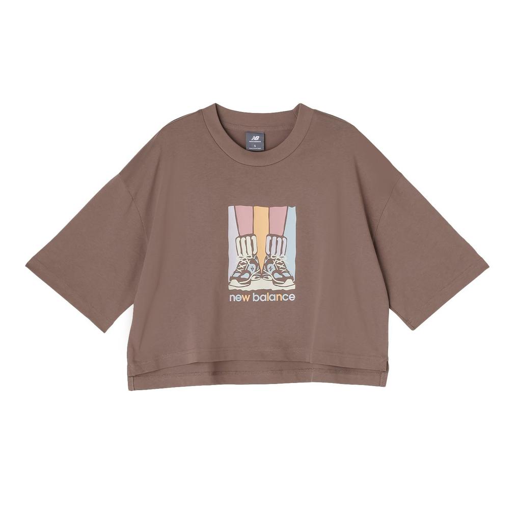  New Balance NEW BALANCE W's Athletics Gradient Shoes T-Shirt画像1