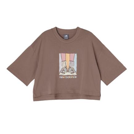 New Balance アスレティックスグラディエントシューズTシャツ