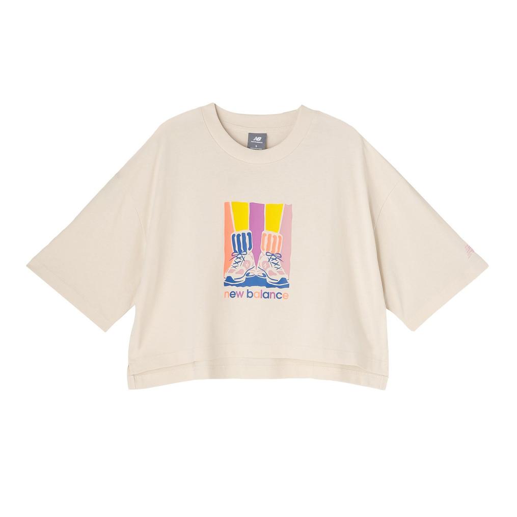  New Balance NEW BALANCE W's Athletics Gradient Shoes T-Shirt画像1