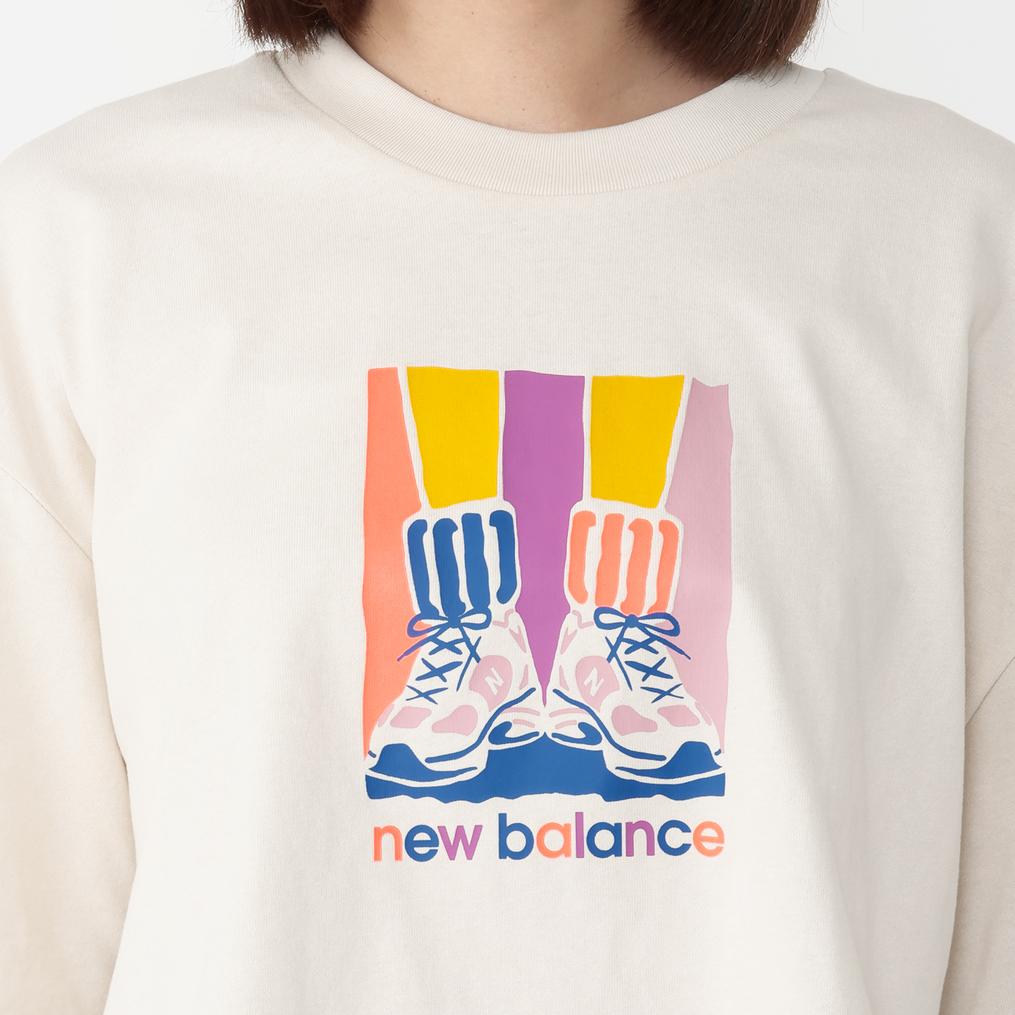  New Balance NEW BALANCE W's Athletics Gradient Shoes T-Shirt画像4