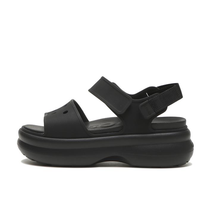 crocs �\�[�z�[���C�X�g���b�v �T���_�� BLACK