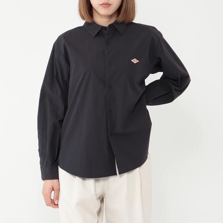 DANTON ウィメンズコットンタイプライターリンクルシャツ