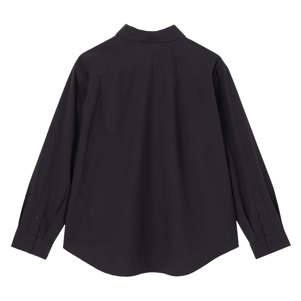  DANTON DANTON W's Cotton Typewriter Wrinkled Shirt画像3
