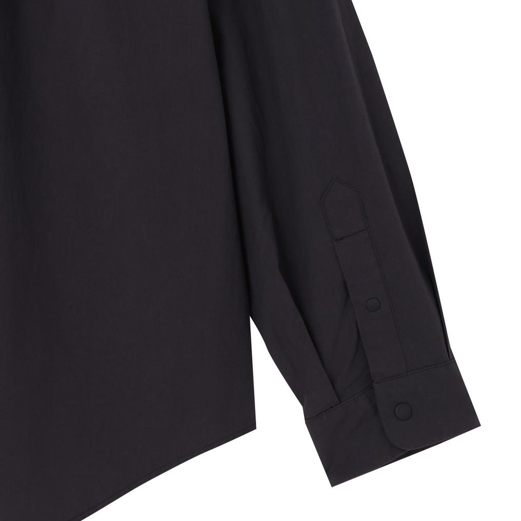  DANTON DANTON W's Cotton Typewriter Wrinkled Shirt画像6