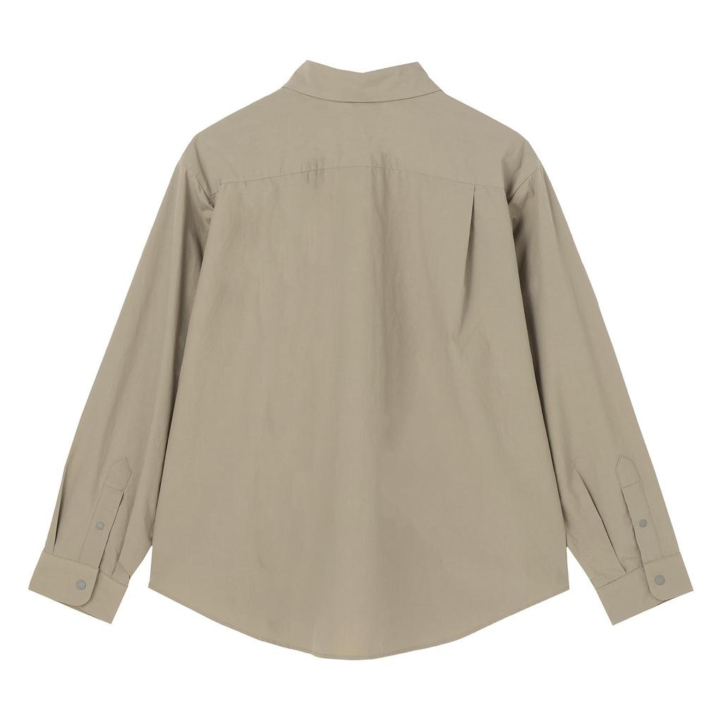  DANTON DANTON W's Cotton Typewriter Wrinkled Shirt画像3