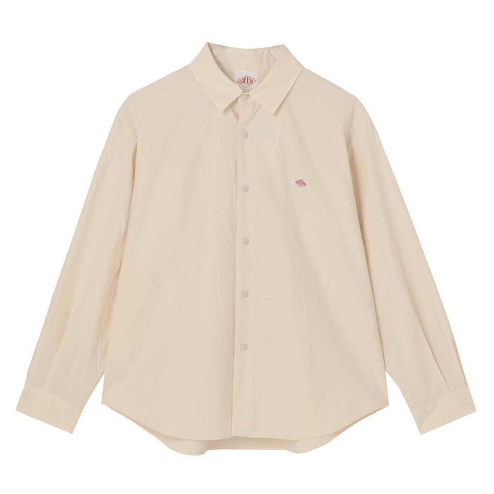  DANTON DANTON W's Cotton Typewriter Wrinkled Shirt画像1