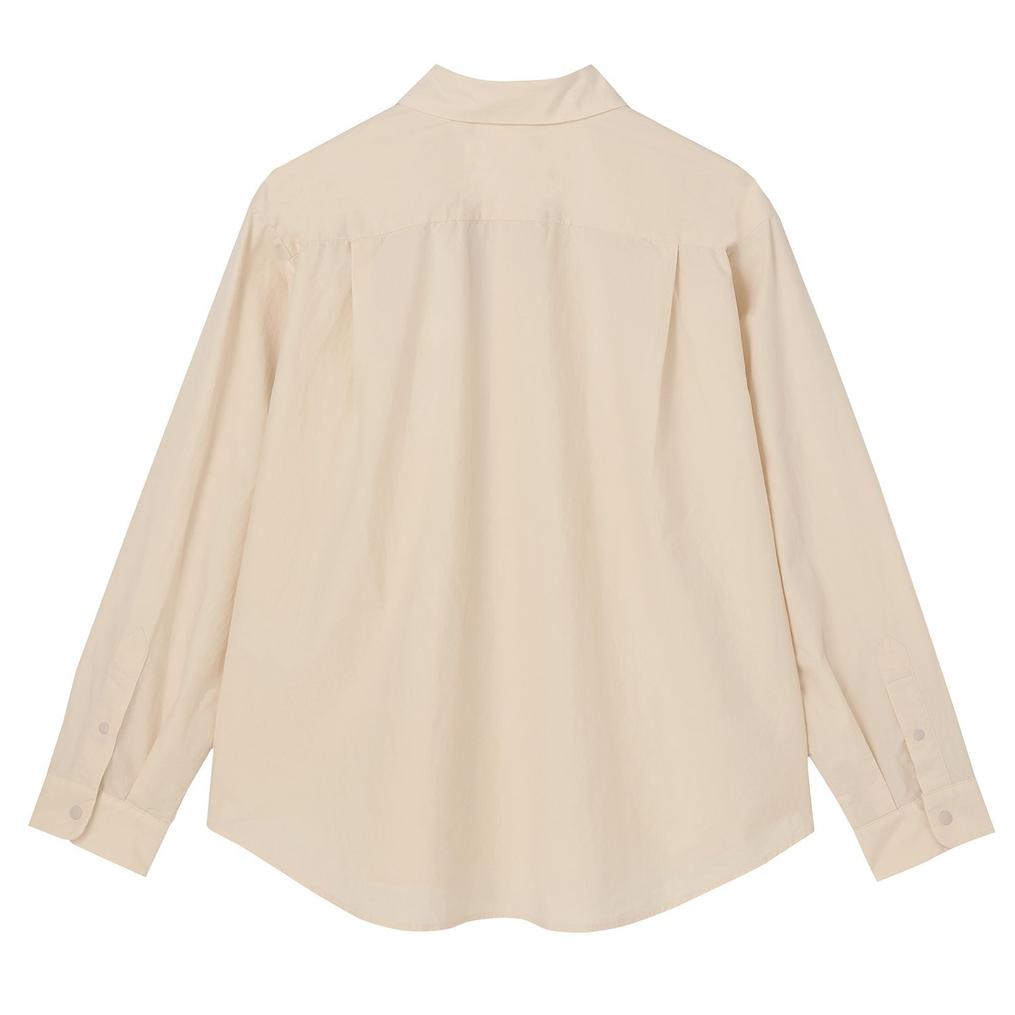  DANTON DANTON W's Cotton Typewriter Wrinkled Shirt画像3