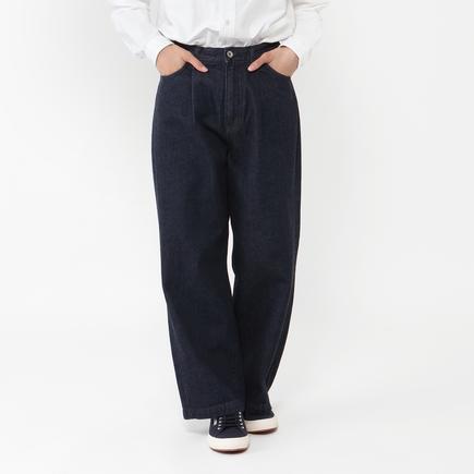 DANTON ウィメンズジャパニーズデニムタックストレートパンツ