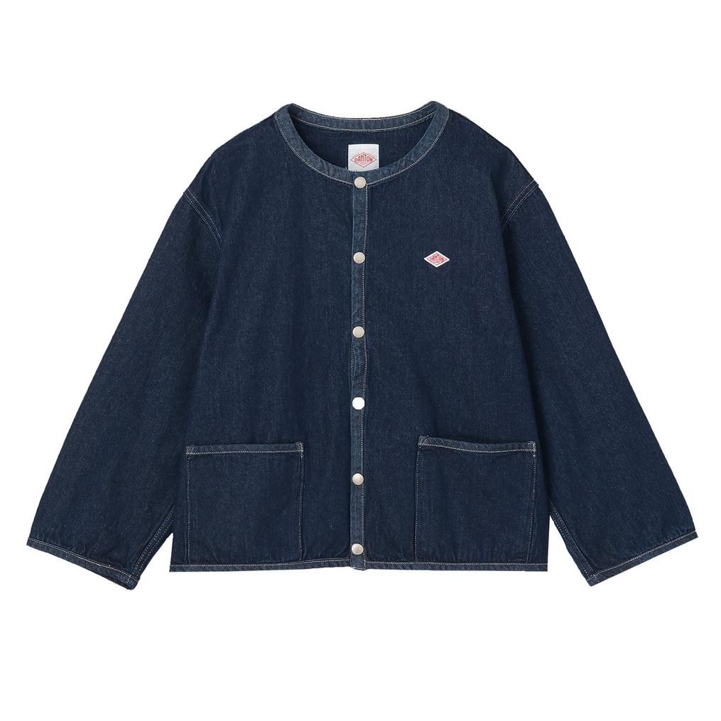  DANTON DANTON W's Denim Collarless Jacket画像1