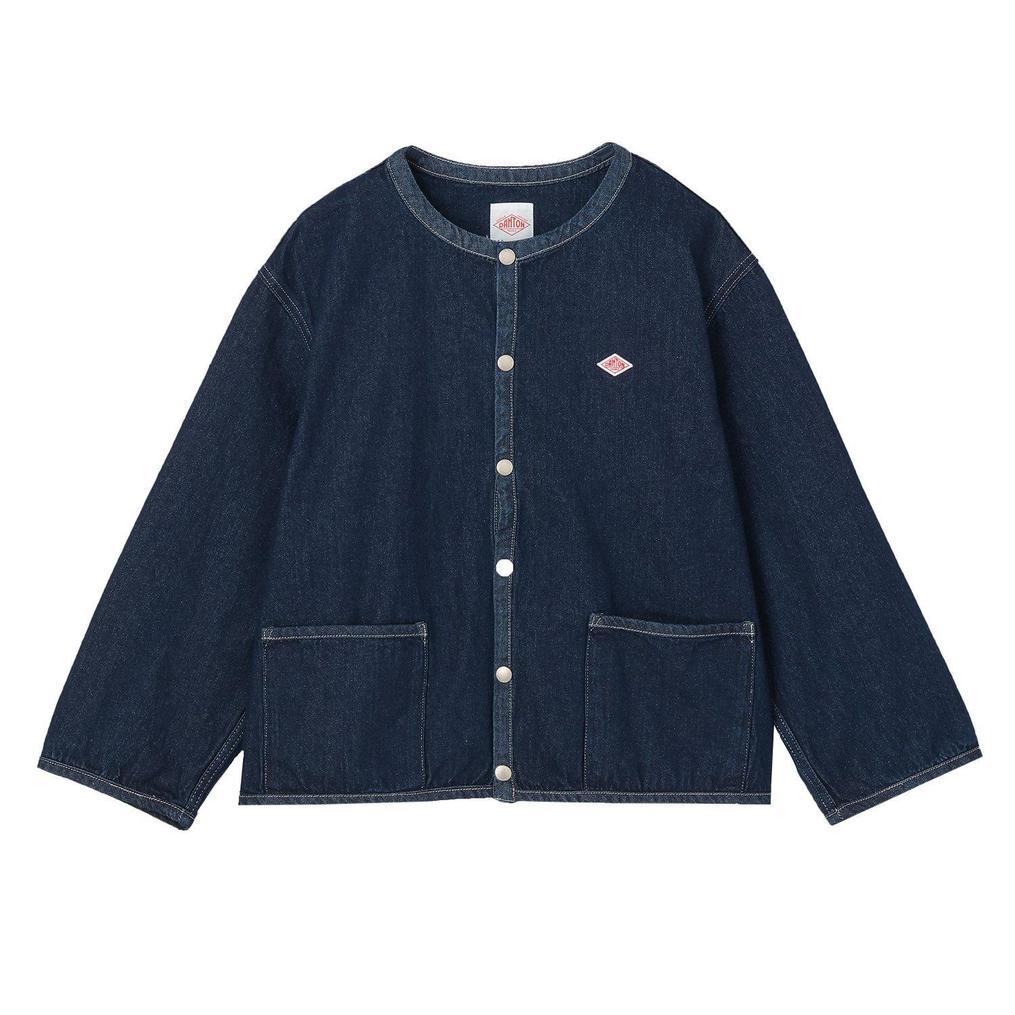  DANTON DANTON W's Denim Collarless Jacket画像6