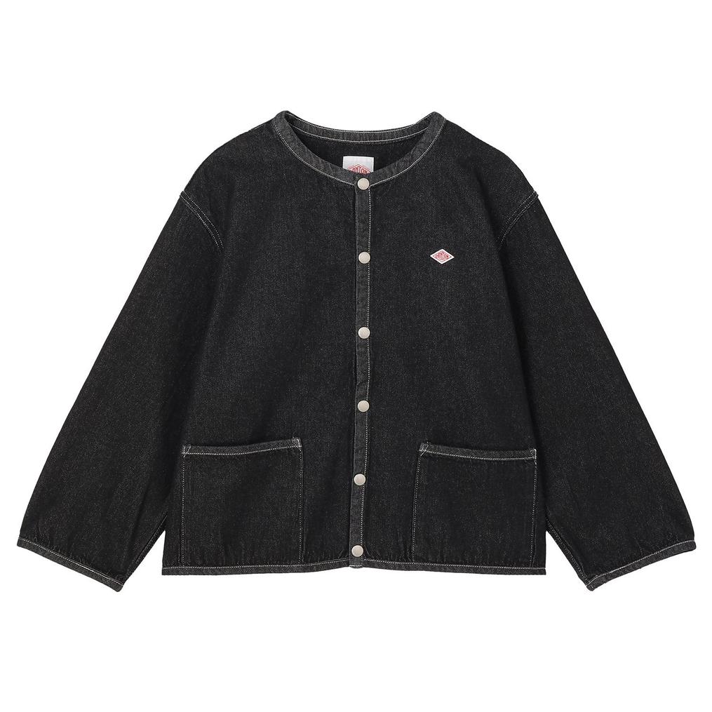  DANTON DANTON W's Denim Collarless Jacket画像1
