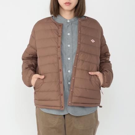 DANTON ウィメンズクルーネックインナーダウンジャケット