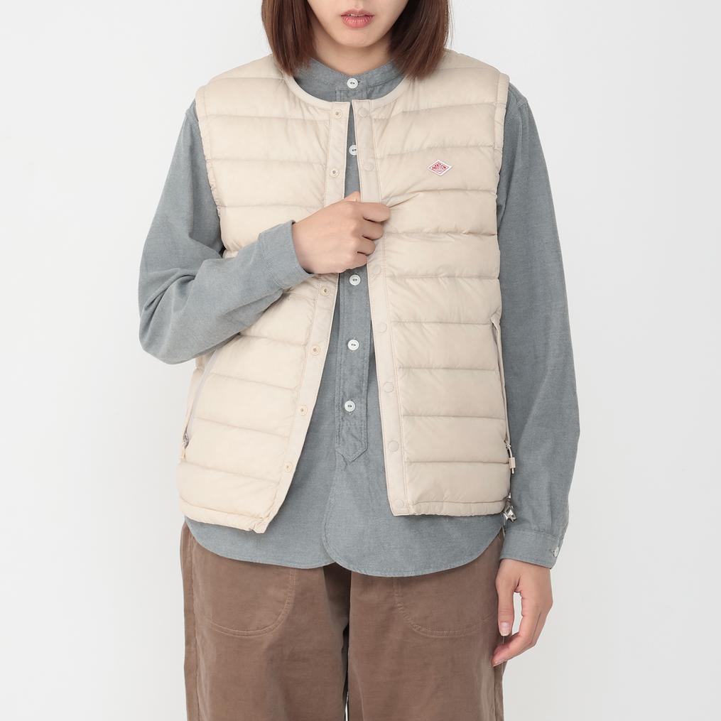  DANTON DANTON W's Crewneck Inner Down Vest画像1