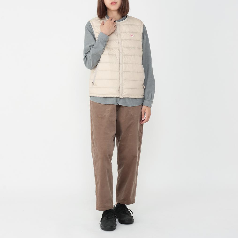  DANTON DANTON W's Crewneck Inner Down Vest画像2