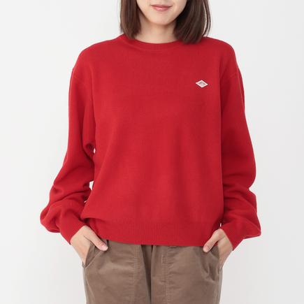 DANTON ラムウールクルーネックニットプルオーバー