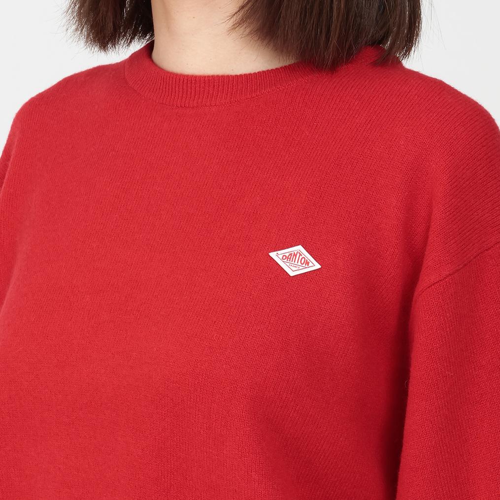  DANTON DANTON Lambswool Crew Neck Knit Pullover画像4