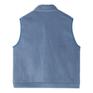  DANTON DANTON W's Double Face Boa Stand Collar Vest画像3