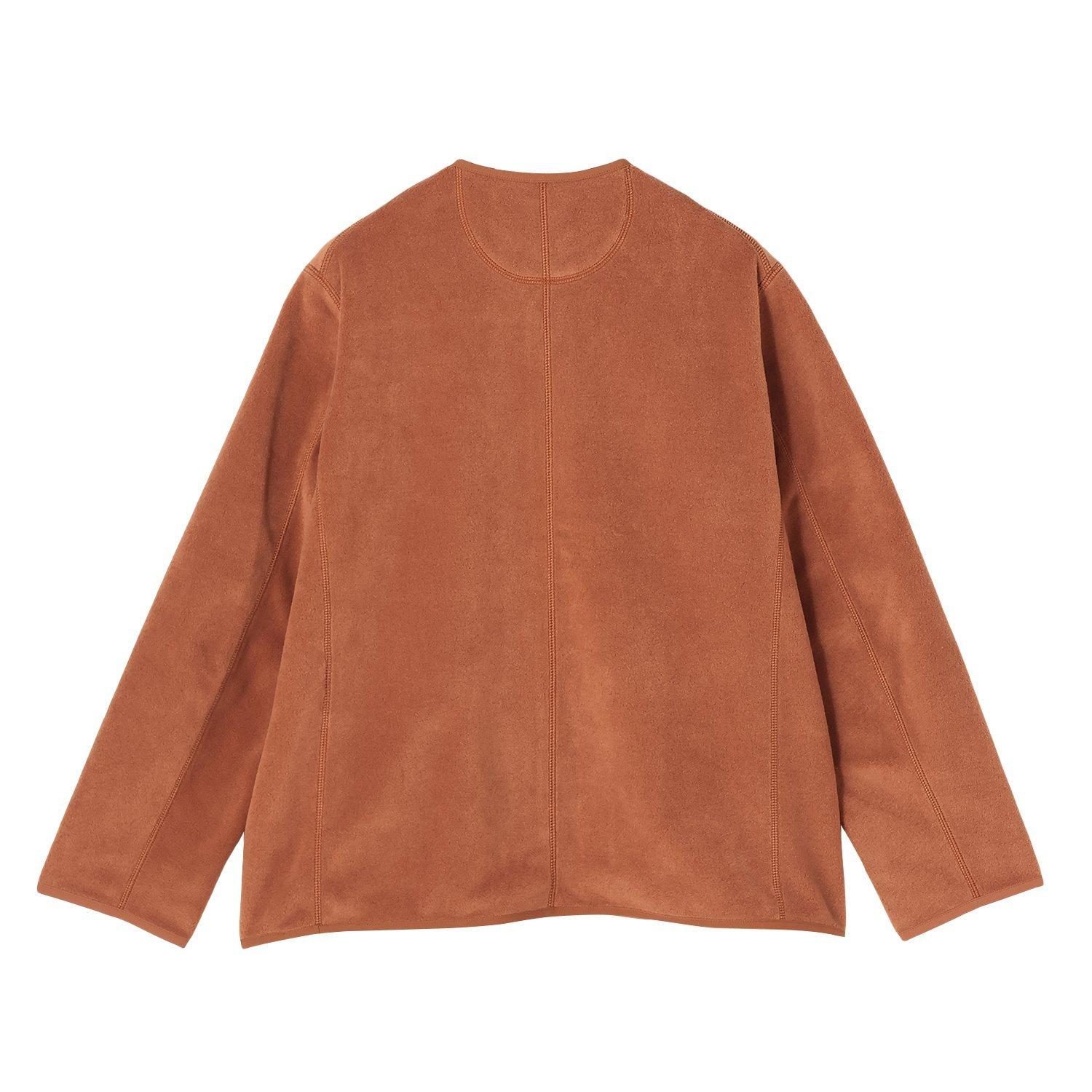 【2/22まで】DANTON ノーカラージャケット サイズ38 オレンジ DANTON DANTON W's Fleece Collarless Jacket｜OSHMAN'S ONLINE 公式通販