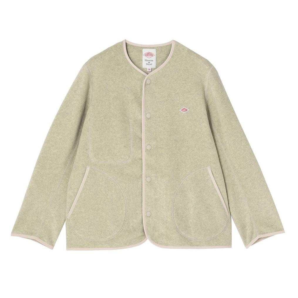  DANTON DANTON W's Fleece Collarless Jacket画像1