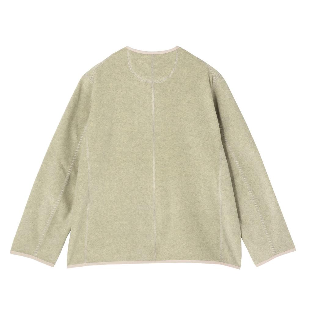  DANTON DANTON W's Fleece Collarless Jacket画像3