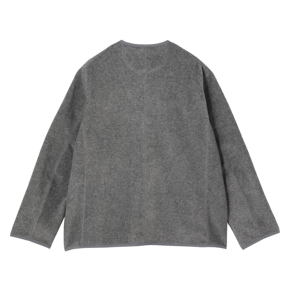  DANTON DANTON W's Fleece Collarless Jacket画像3