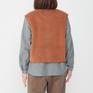  DANTON DANTON W's Fleece Collarless Vest画像3