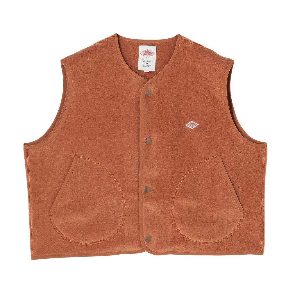  DANTON DANTON W's Fleece Collarless Vest画像6