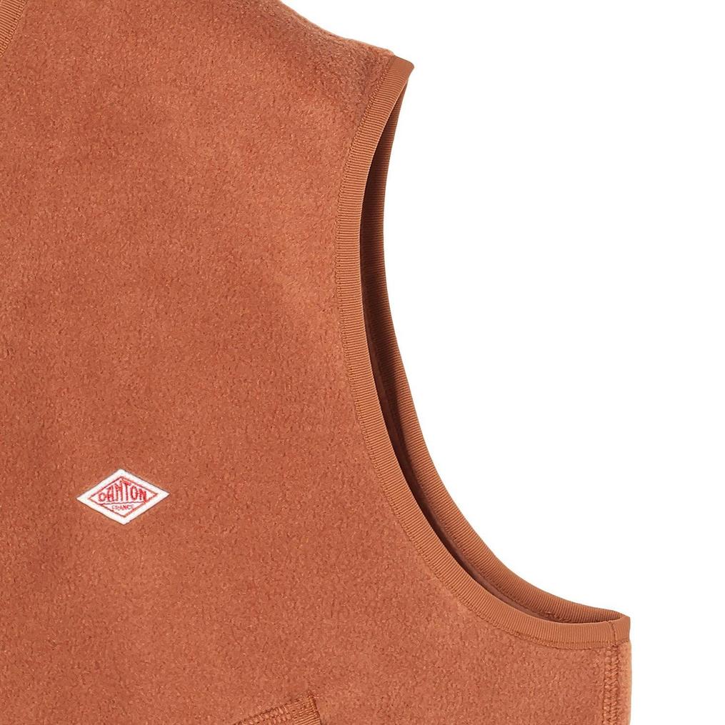 DANTON DANTON W's Fleece Collarless Vest画像8