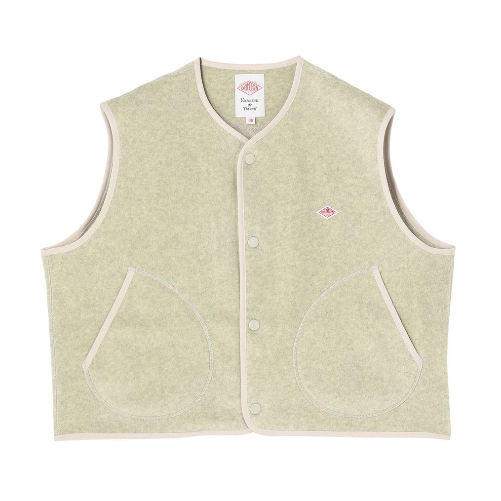  DANTON DANTON W's Fleece Collarless Vest画像1