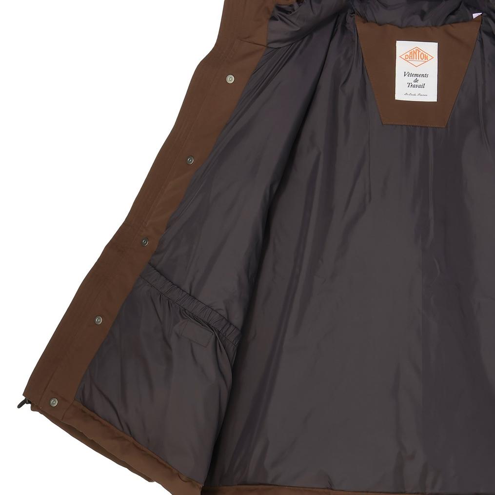  DANTON DANTON W's Polyester Down Hooded Jacket画像6