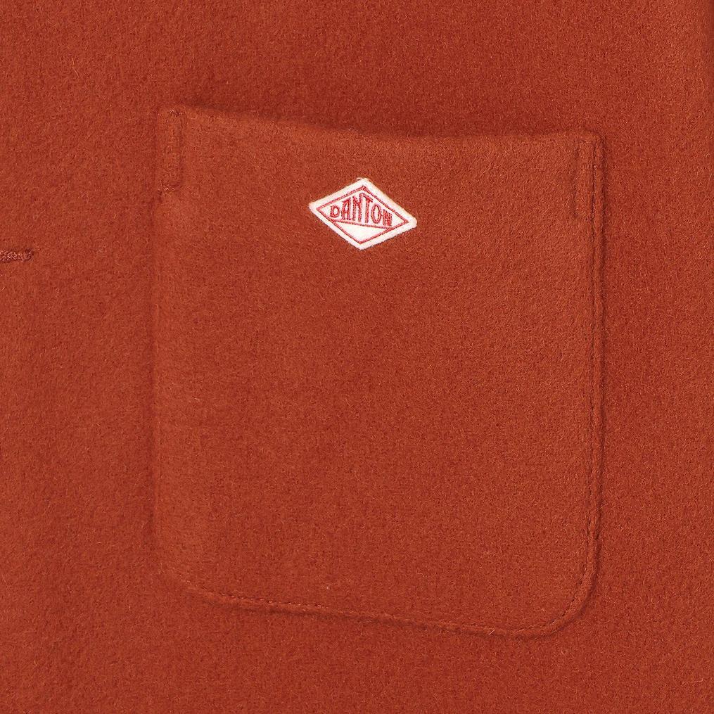  DANTON DANTON W's Wool Melton Short Jacket画像8