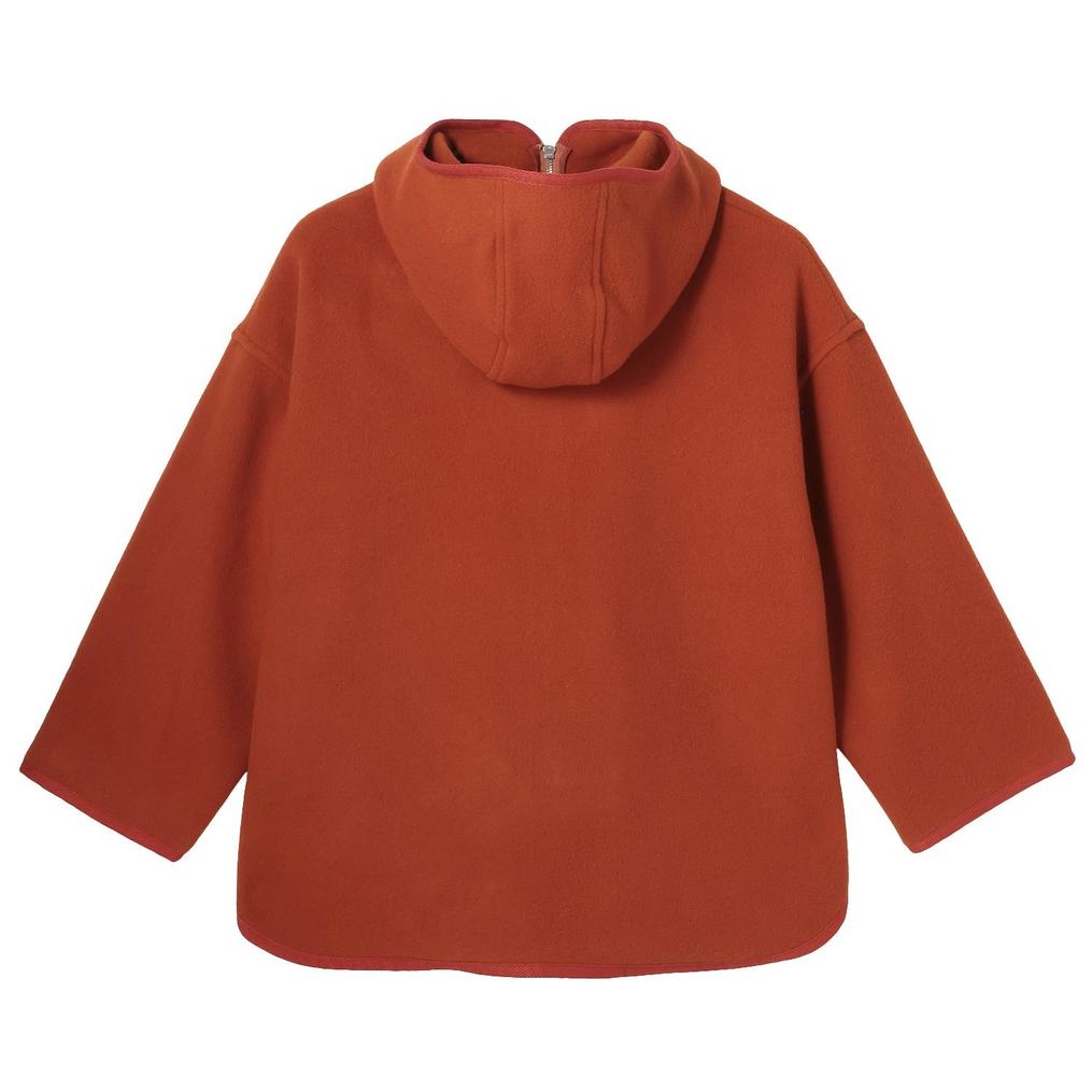  DANTON DANTON W's Wool Melton Hooded Jacket画像3