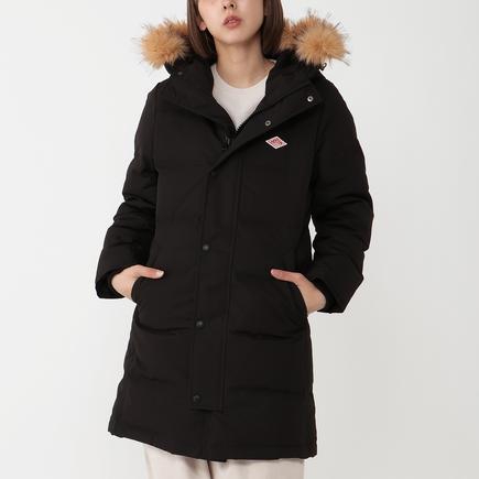 DANTON ウィメンズフェイクファーフーデッドダウンコート